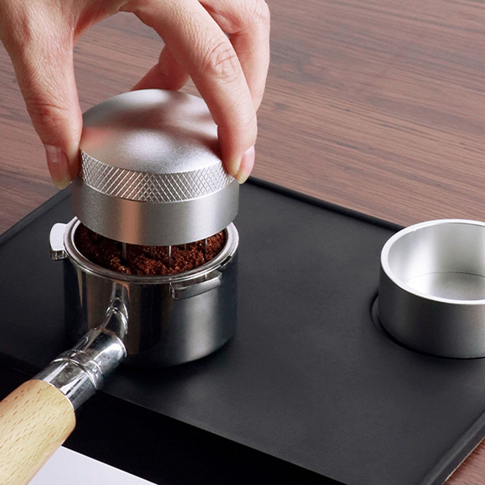 Coffee Distribution Tool - Stainless Steel Coffee Needle Distributor with