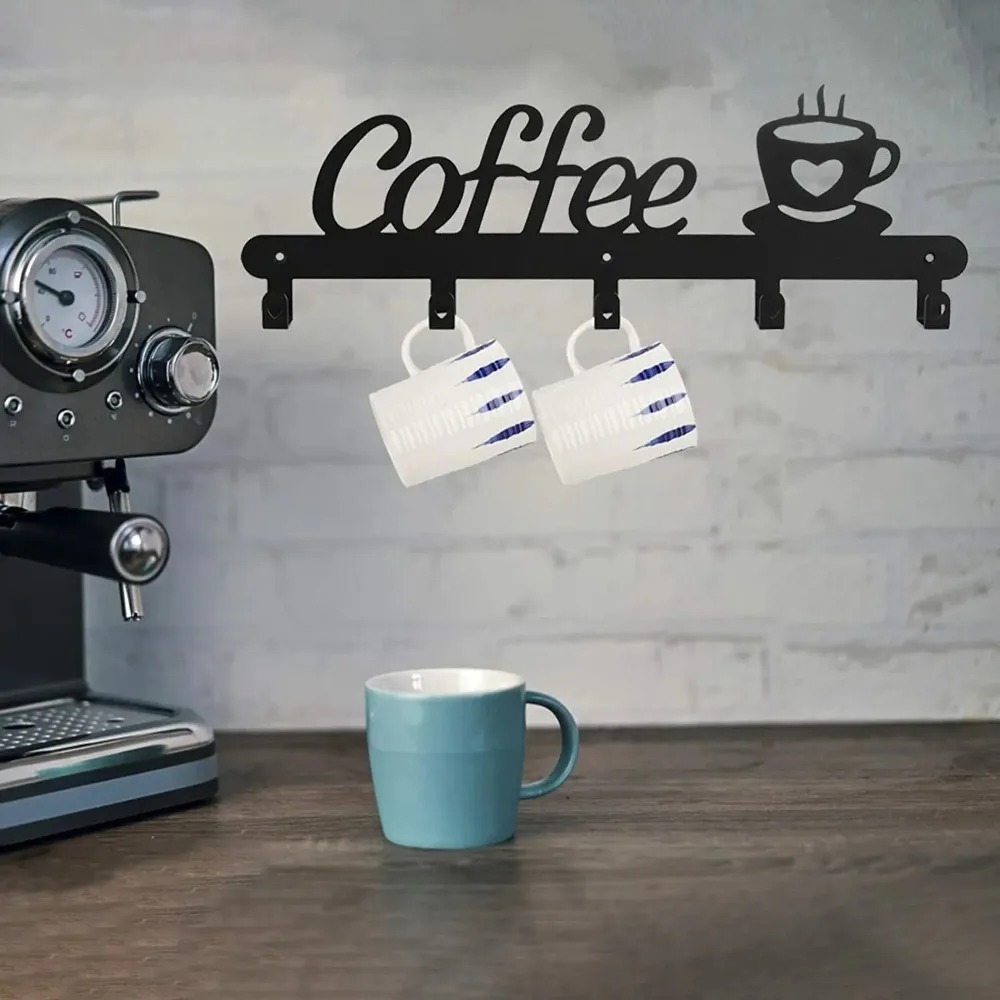 Metal Wall Mounted Coffee Mug  - Coffee Equipment Rack review and price