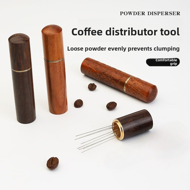 Wood Stainless Steel Coffee Po - Coffee Distribution Tool review and price