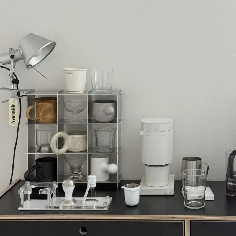Minimalist Aluminum Alloy Coun - Coffee Equipment Rack review and price