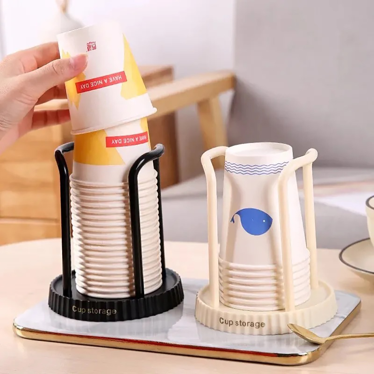 Minimalist Paper Cup Holder, H - Coffee Equipment Rack review and price