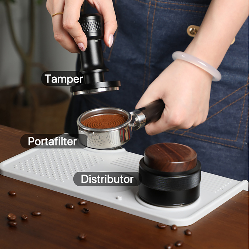 Coffee Tamper Mat Station Stan - Coffee Equipment Rack review and price
