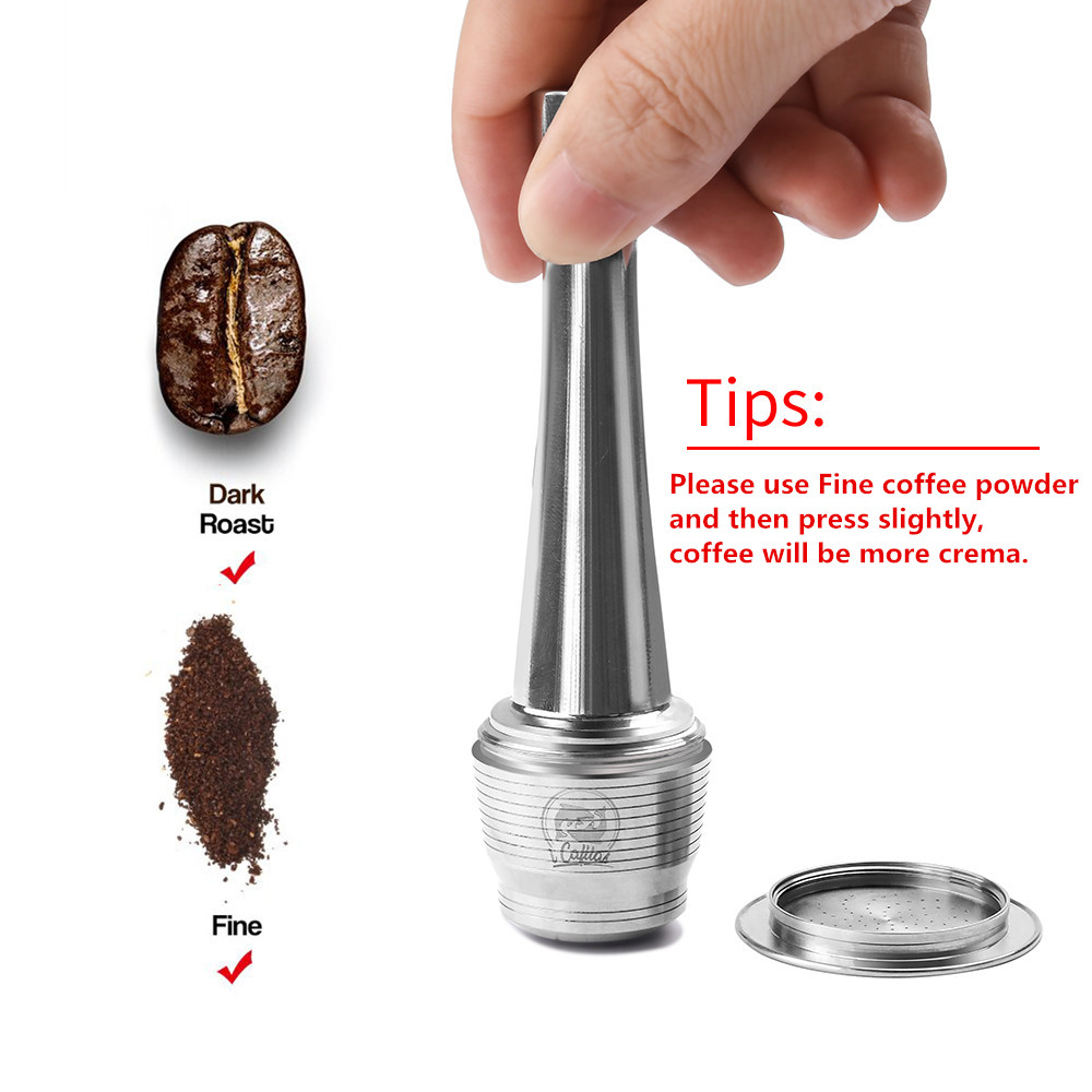 Stainless Steel Reusable Capsu - Coffee Equipment Rack review and price