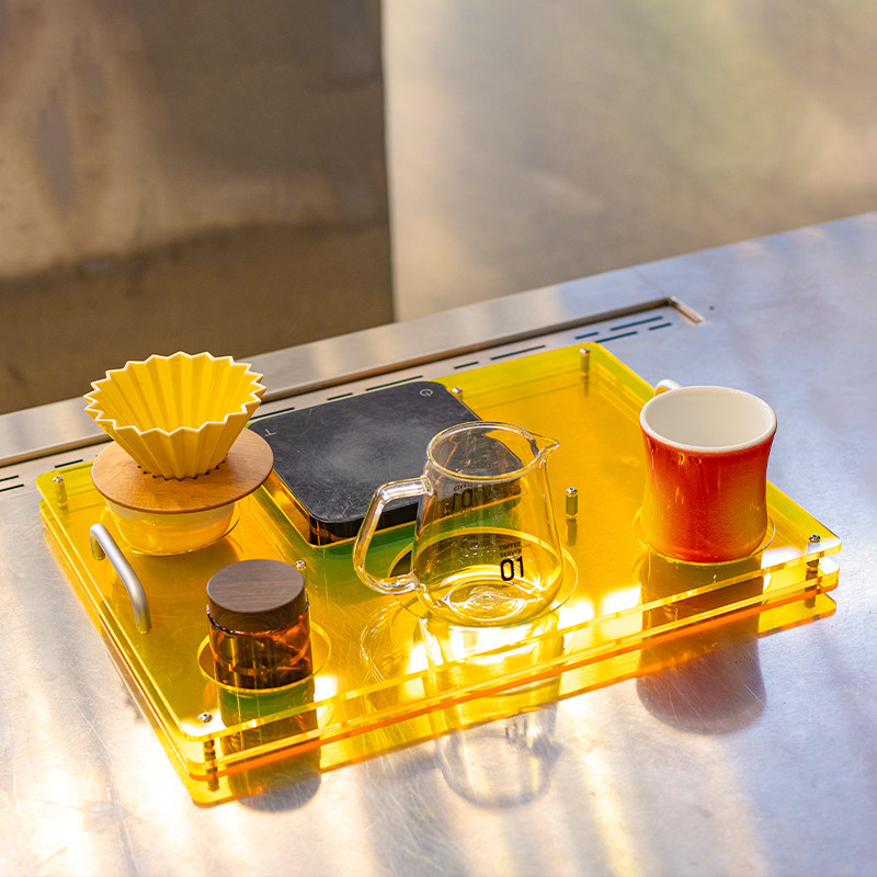 Acrylic coffee tray, used to s - Coffee Equipment And Supplies review and price