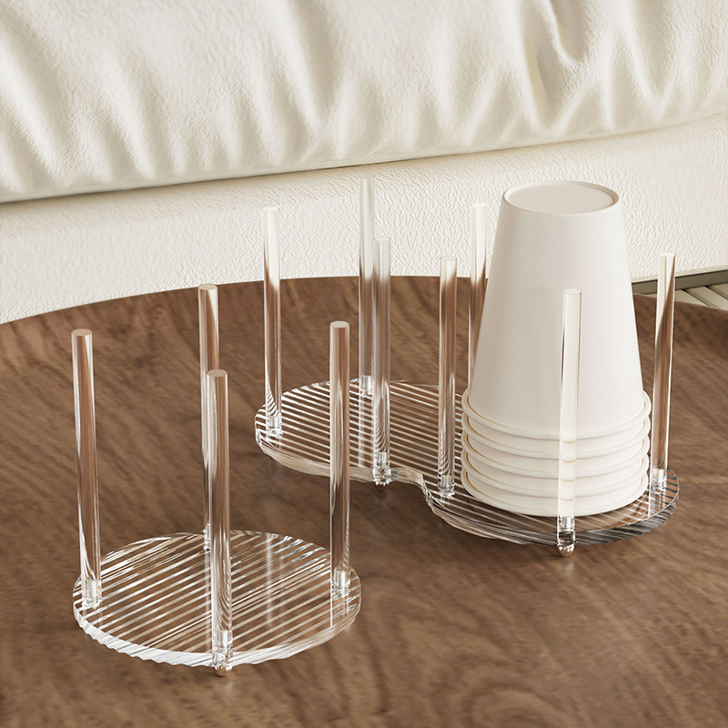 Acrylic Transparent Paper Cup  - Coffee Equipment Rack review and price