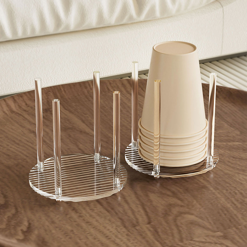 Acrylic Transparent Paper Cup  - Coffee Equipment Rack review and price
