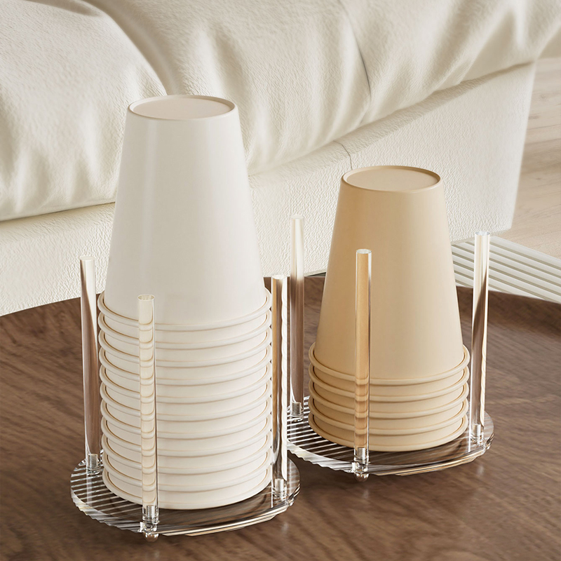 Acrylic Transparent Paper Cup  - Coffee Equipment Rack review and price