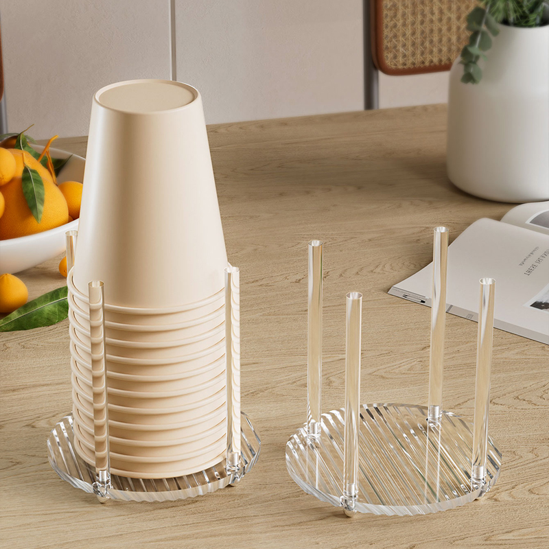 Acrylic Transparent Paper Cup  - Coffee Equipment Rack review and price